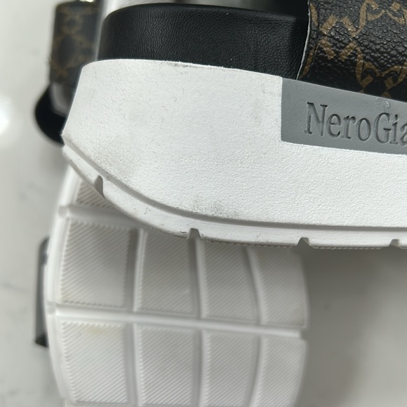 NERO GIARDINI platform sandal Italian made size 38 or US 8 - Picture 8 of 12